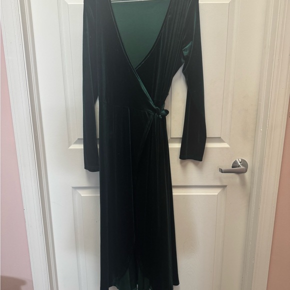Calvin Klein Collection Deep Green Velvet Dress Calvin Klein Collection Deep Green Velvet Dress